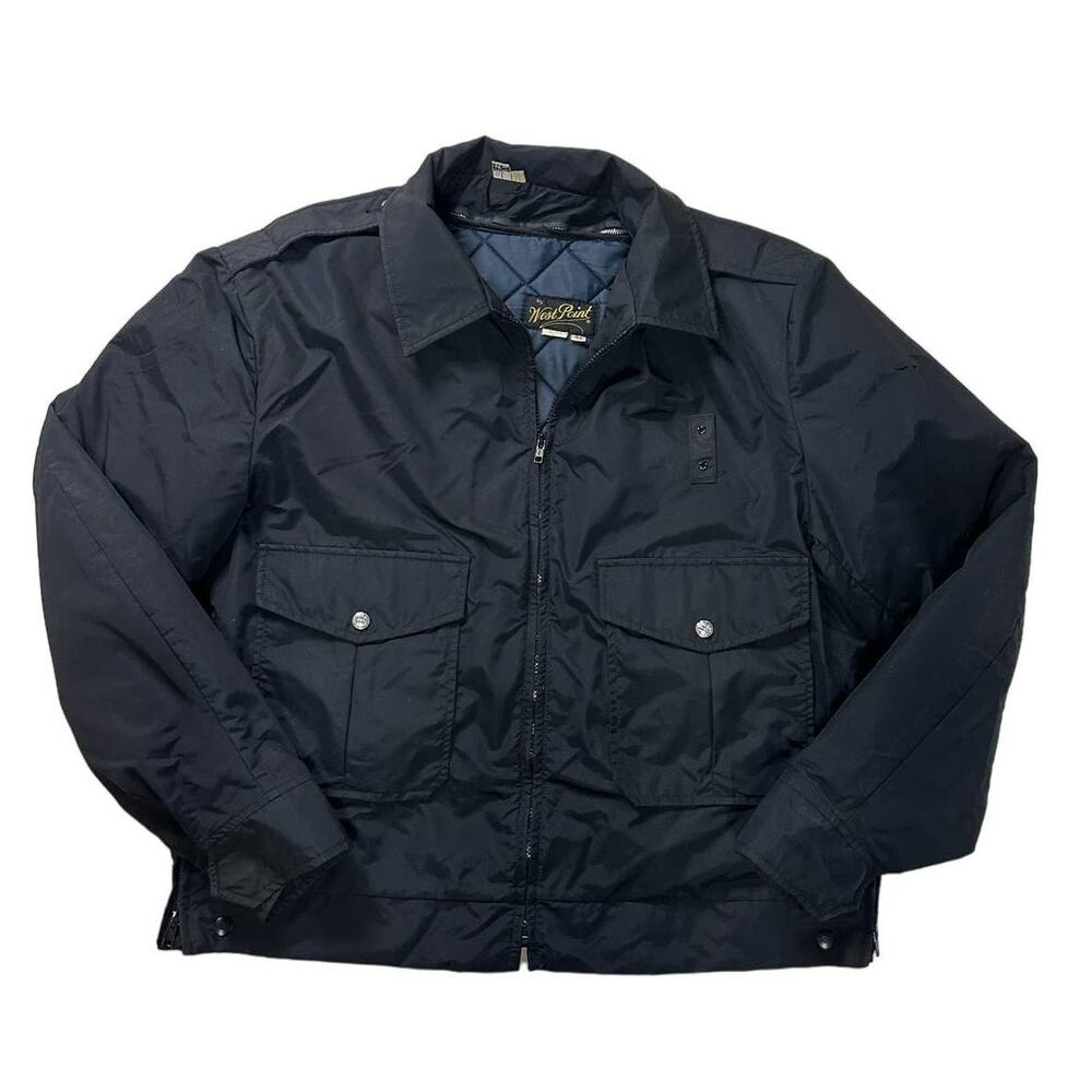 WestPoint Navy Blue Quilt Lined Jacket Sz Large